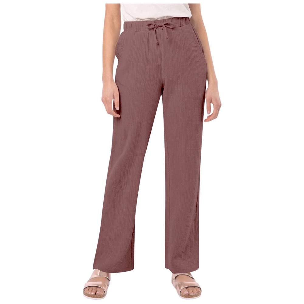 NWT: Linen Pant - Lightweight/Wide